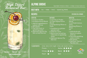 High Desert Bar | Botanical Shrubs