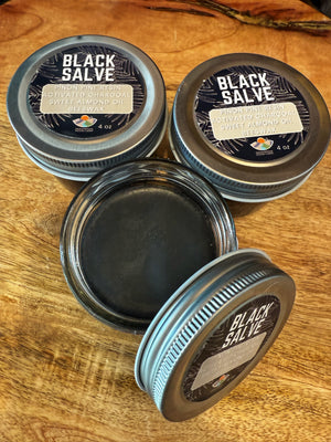 Black drawing salve activated charcoal