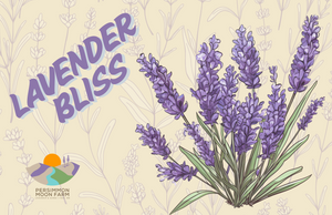 Persimmon Moon Farm Lavender Bliss Gift Box Label