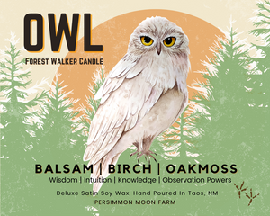 Forest Walker | Owl Candle