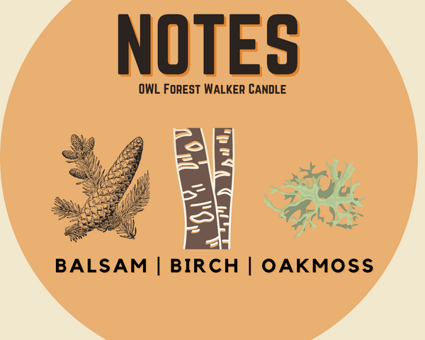 Forest Walker | Owl Candle